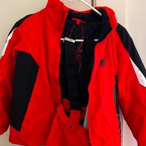Spyder ski jacket and pants